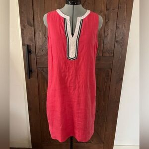 Tommy Bahama Two Palms Split Neck Pink
Linen Shift Dress